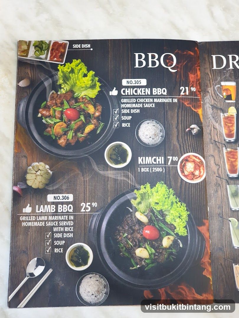 BBQ Menu