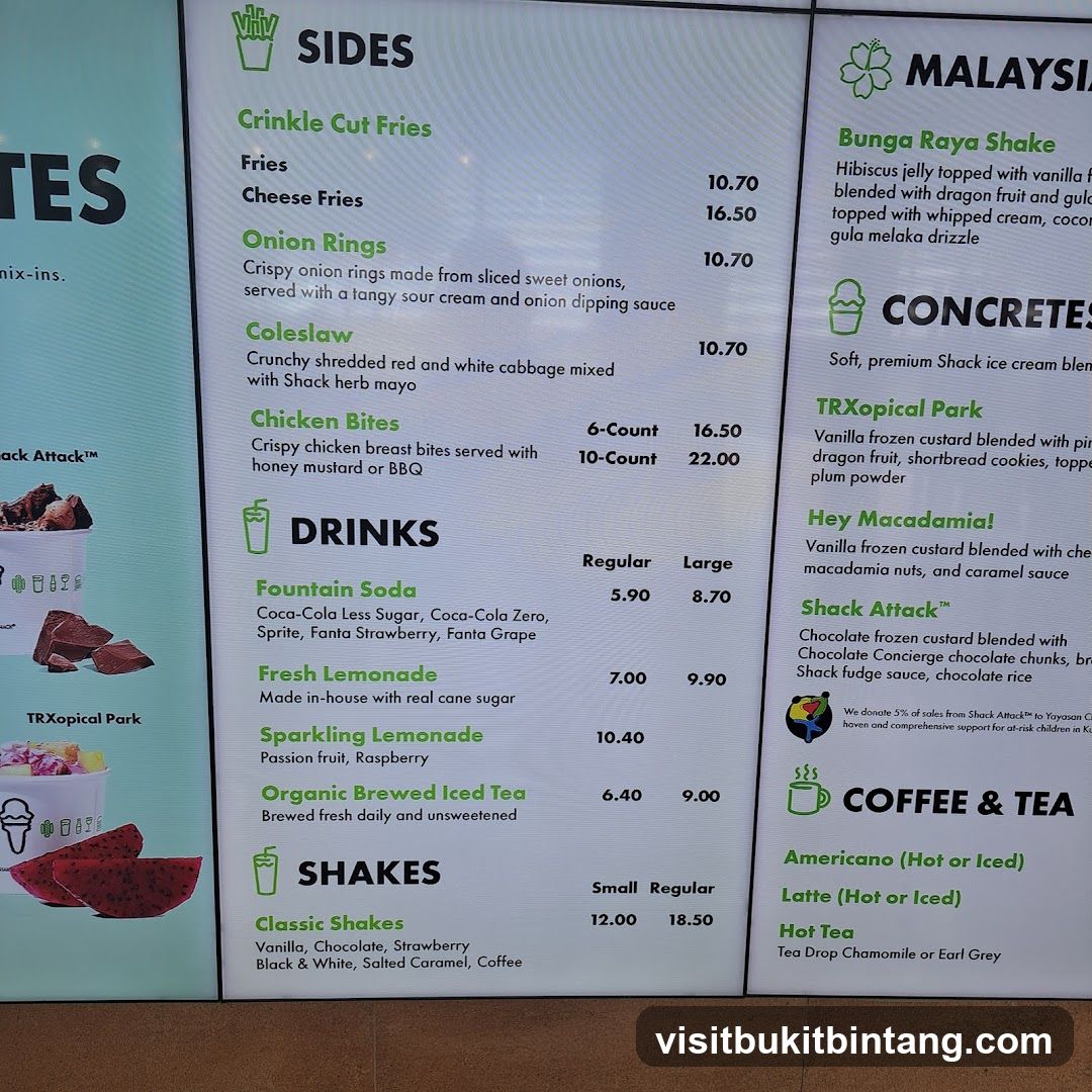 Shack Shack Menu