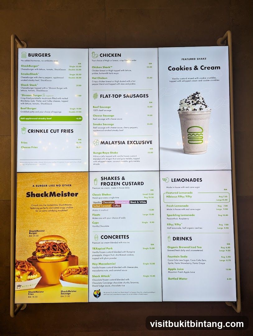 Shake Shack Menu