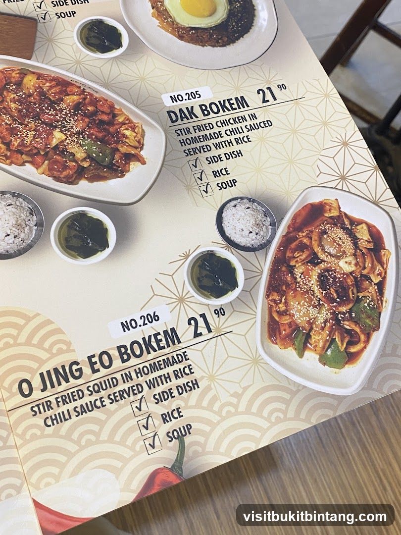 Menu Items