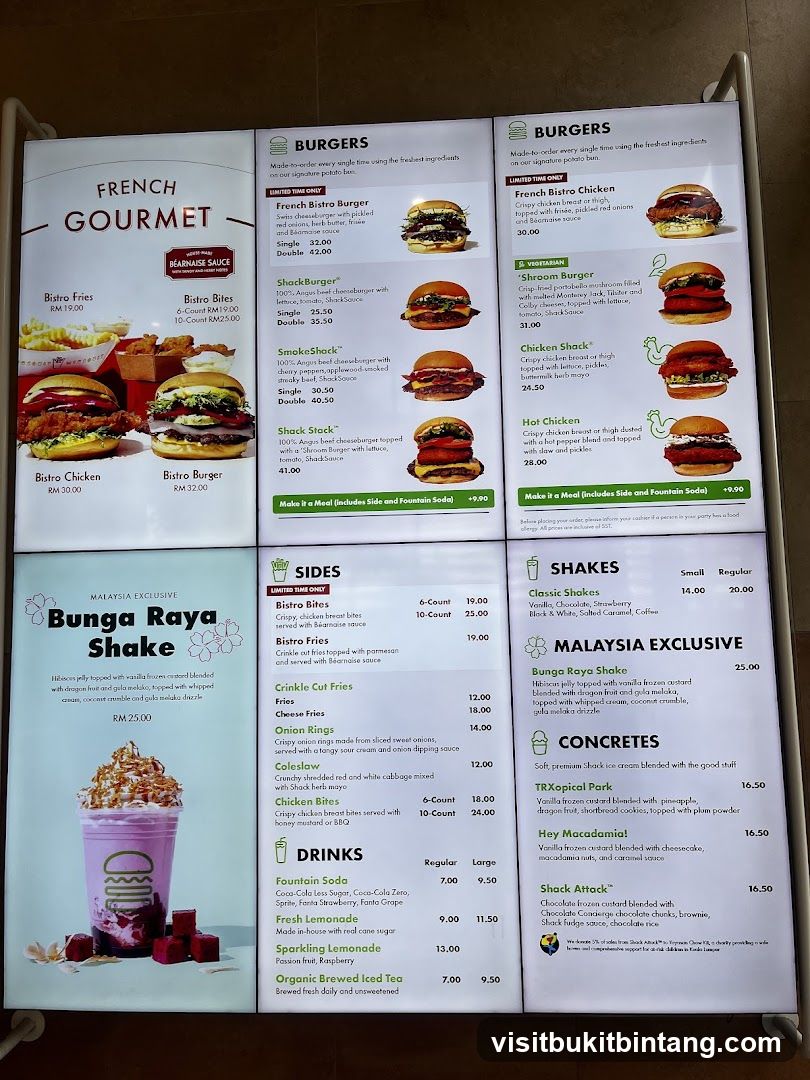 French Gourmet Burgers, Sides, Drinks, Shakes, and Concretes