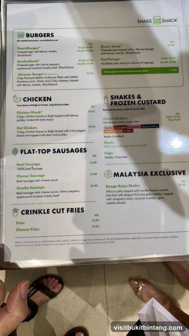 Shake Shack Menu