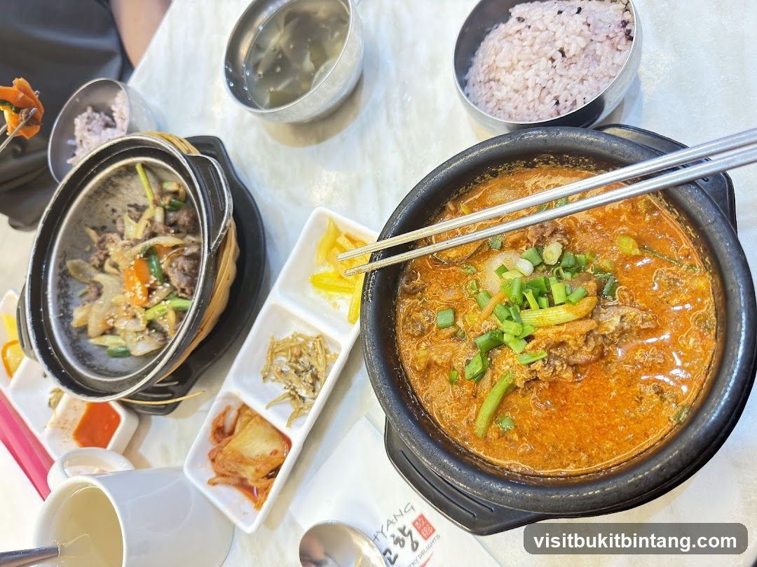 Korean Food Spread