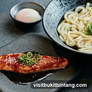 Salmon and Udon Noodles