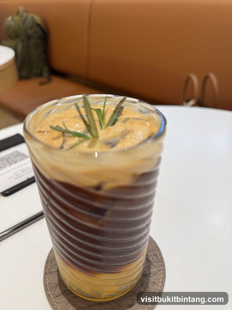 Iced Coffee with Rosemary