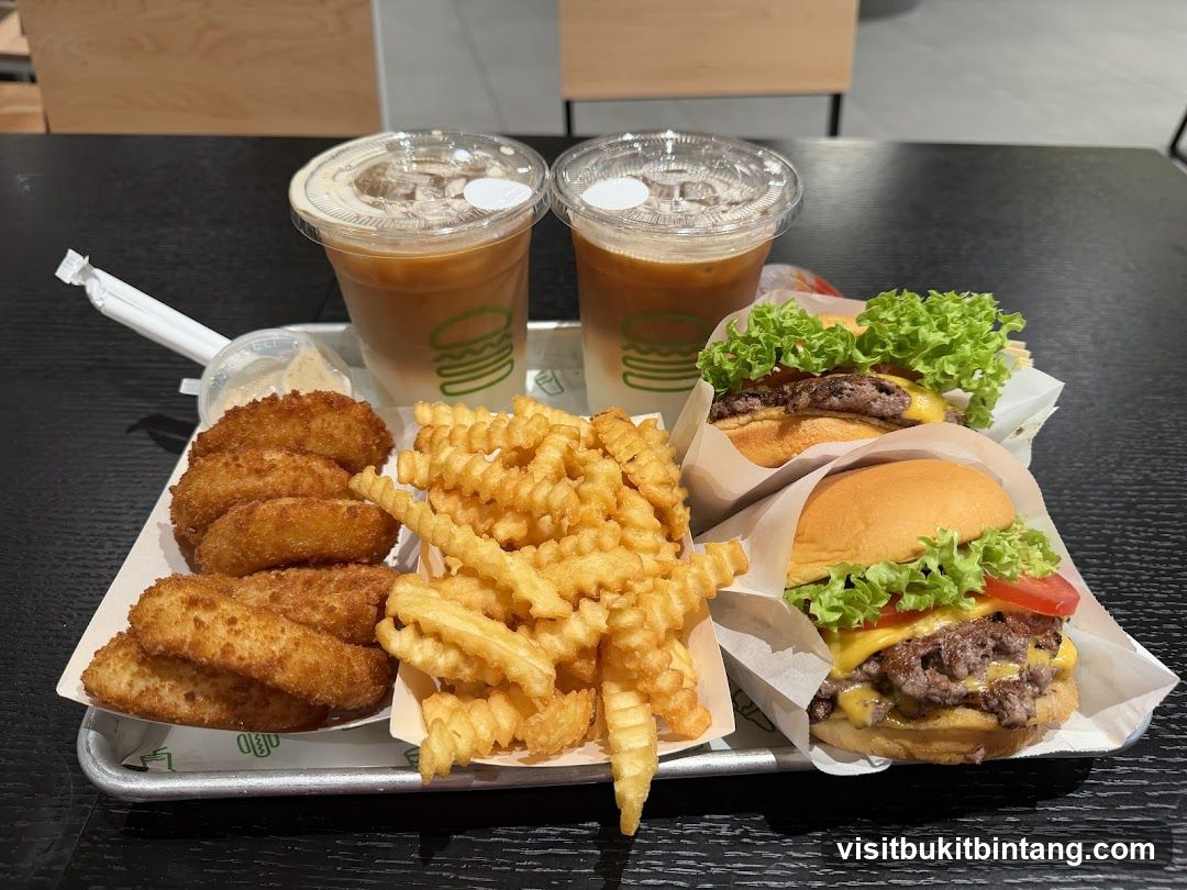 Burgers, Fries, and Drinks