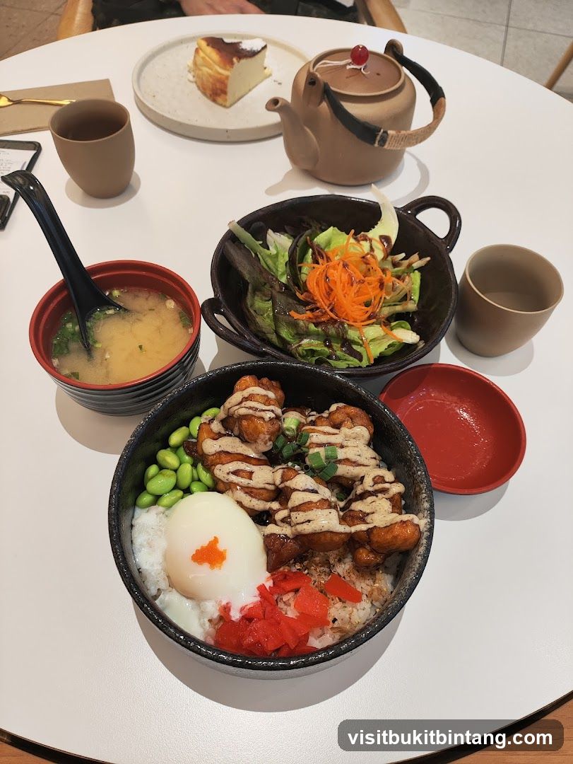 Japanese Meal with Dessert