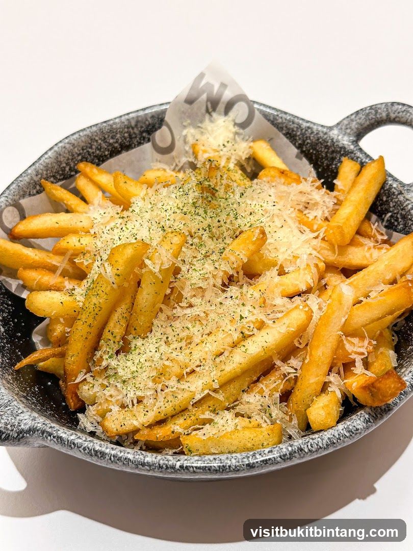 French Fries with Cheese and Herbs