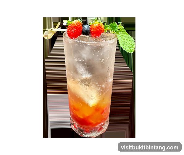 Strawberry and Blueberry Soda