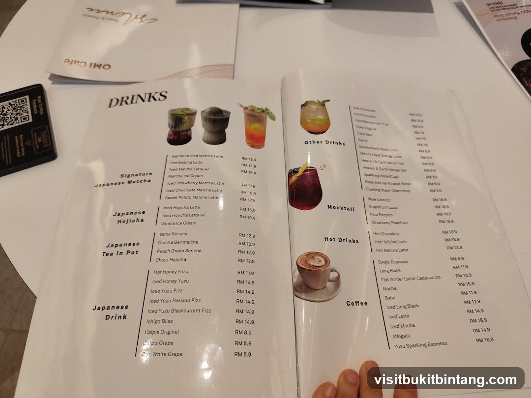 Drinks Menu