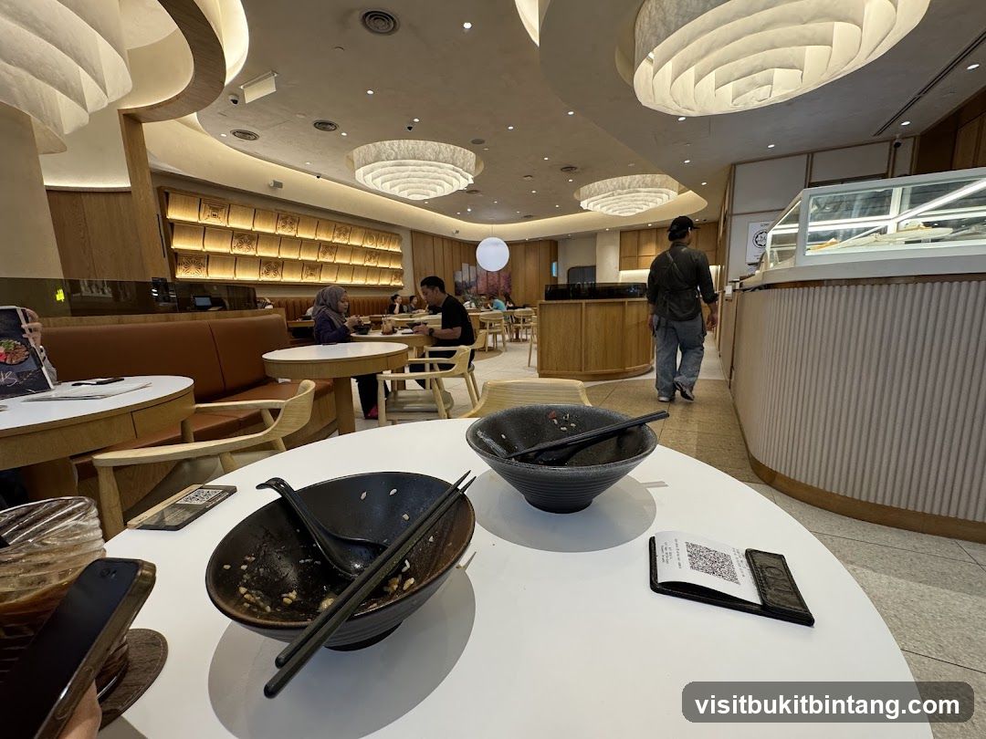 Restaurant Interior with Diners