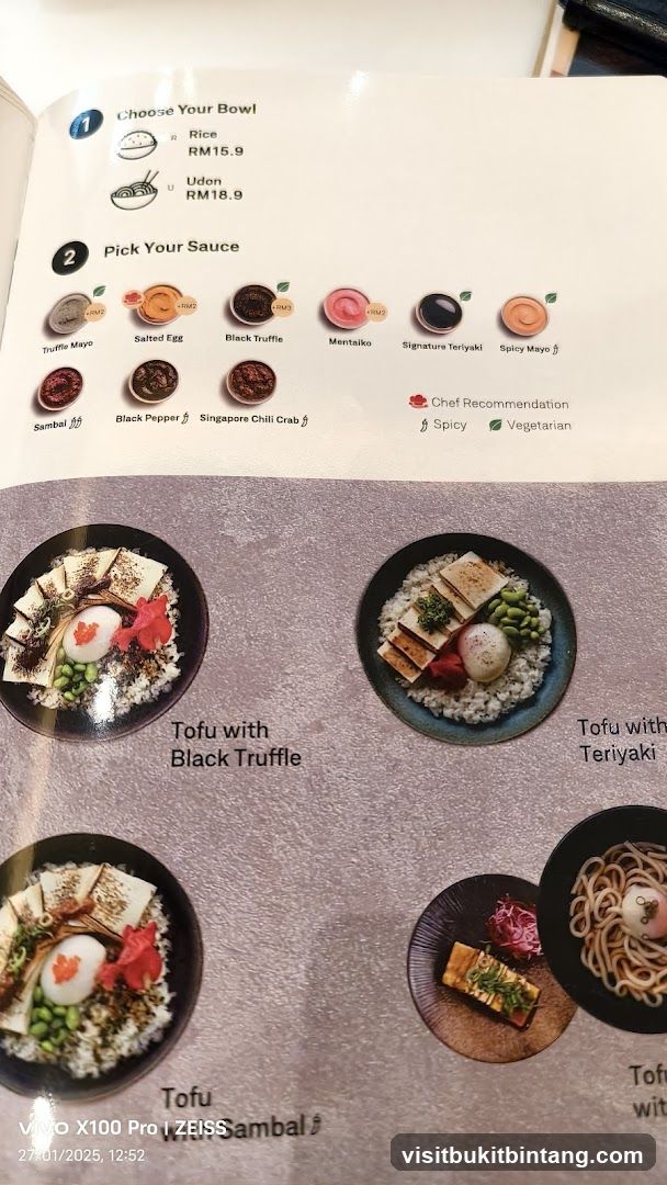 Choose Your Bowl & Pick Your Sauce