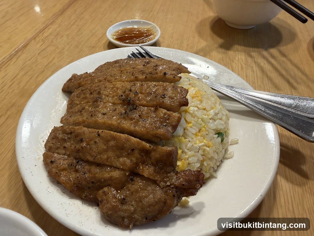 Pork Chop with Fried Rice