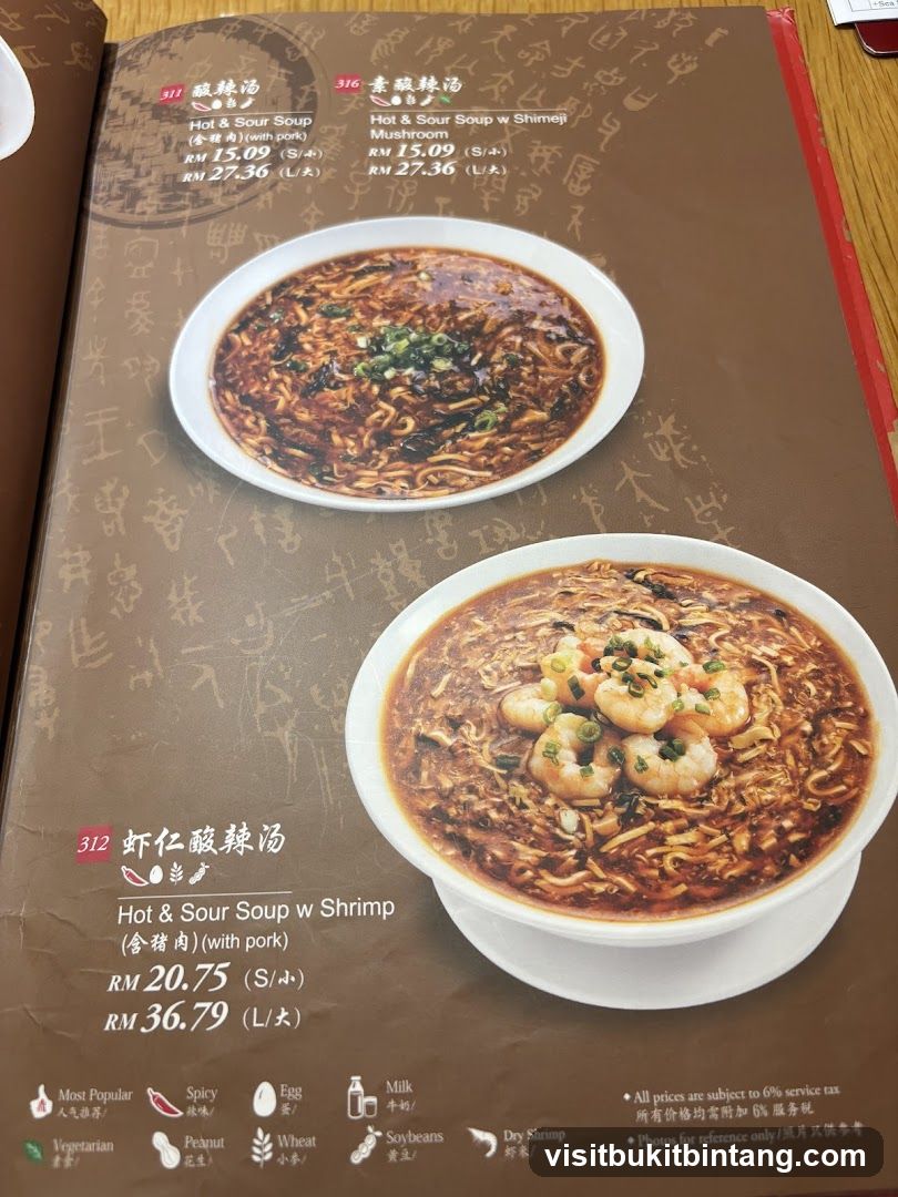 Hot & Sour Soups