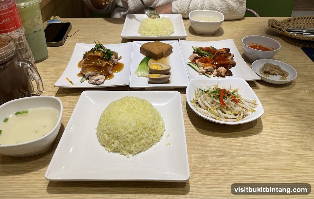 Hainanese Chicken Rice Meal