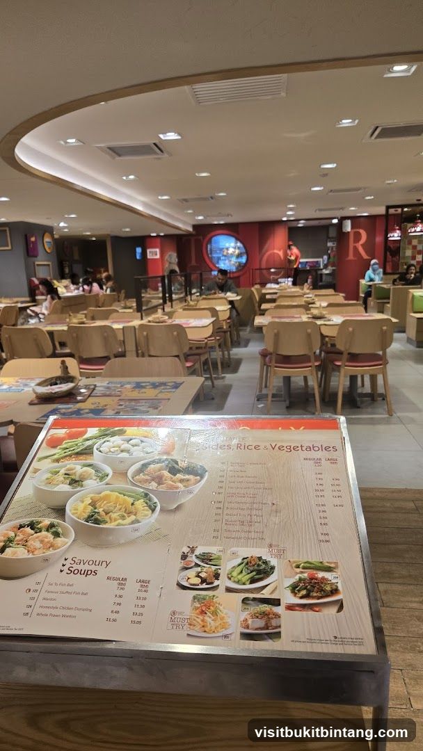 Restaurant Interior with Menu