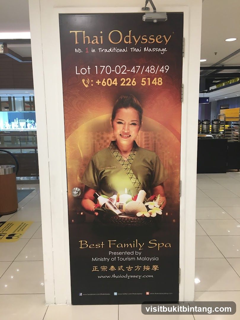 Thai Odyssey Spa Advertisement
