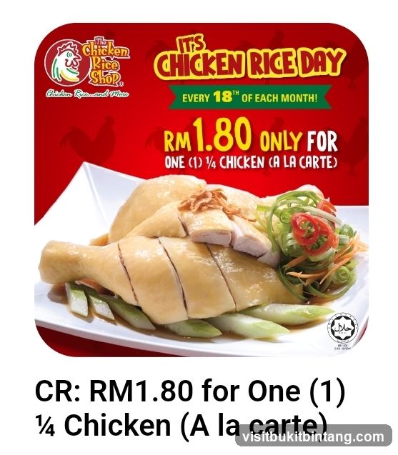 Chicken Rice Day Promotion