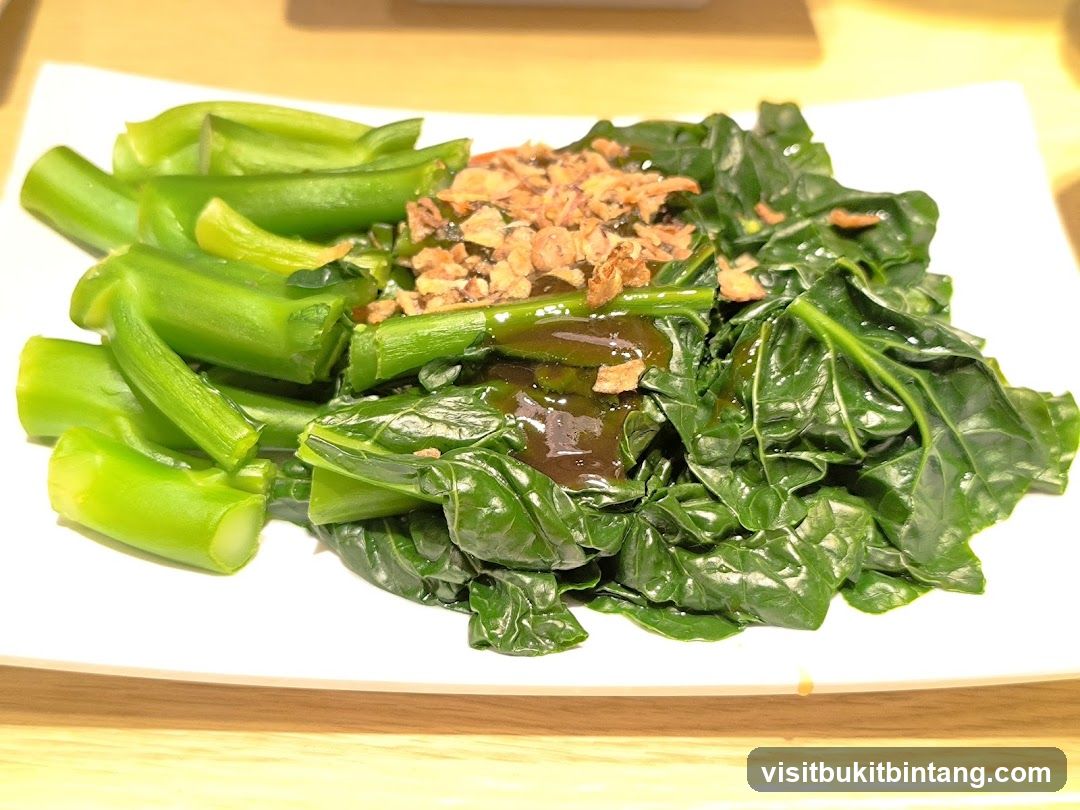 Steamed Greens with Garlic