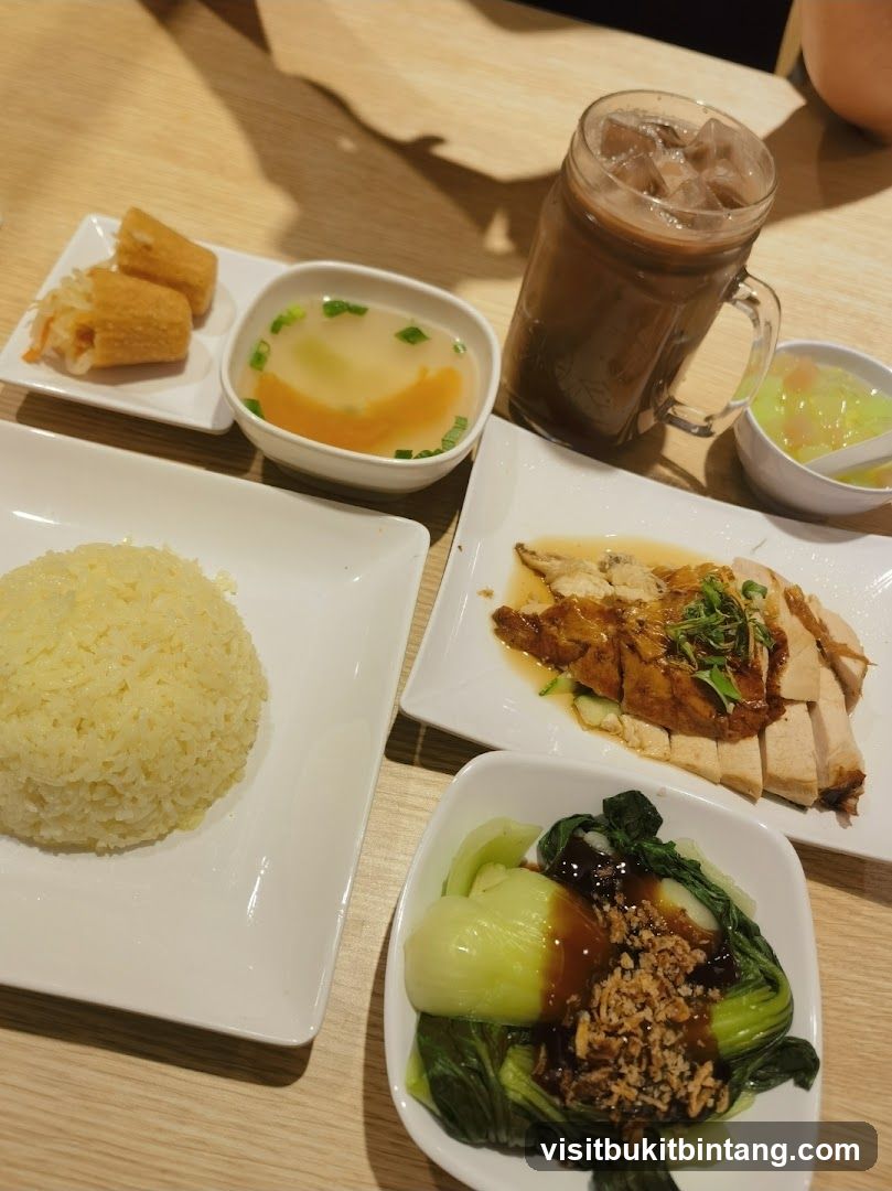 Hainanese Chicken Rice Meal