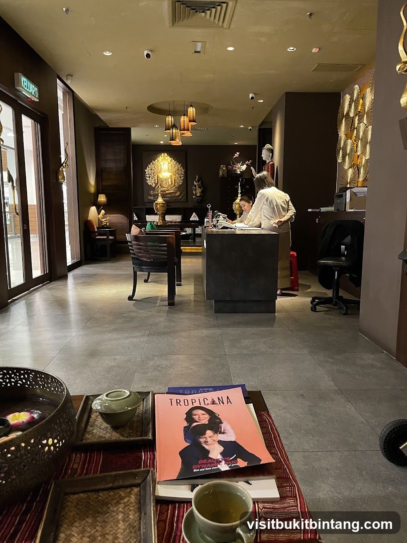 Spa Reception Area