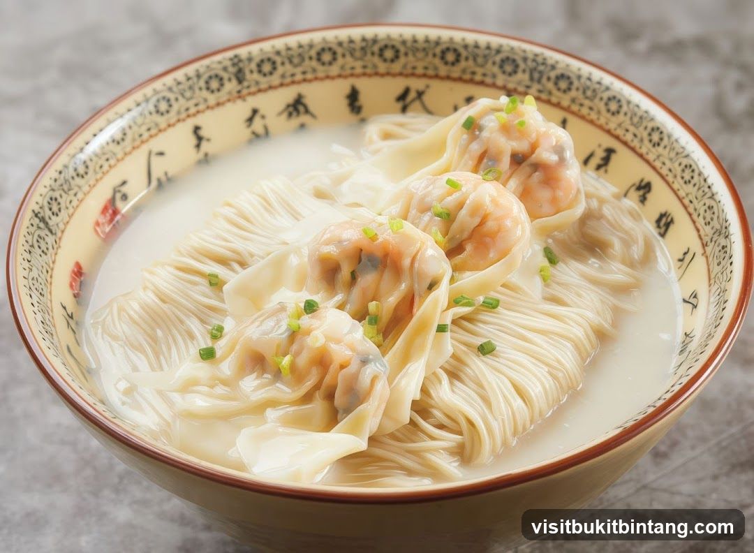 Shrimp Wontons with Noodles