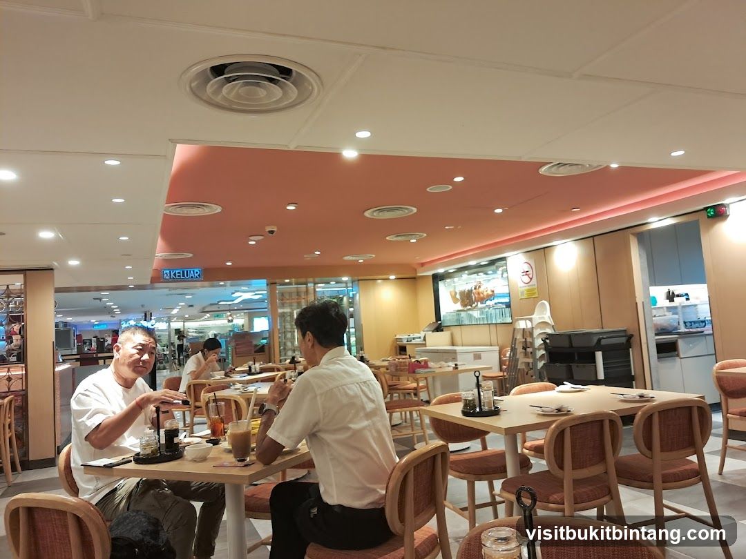 Restaurant Interior with Diners