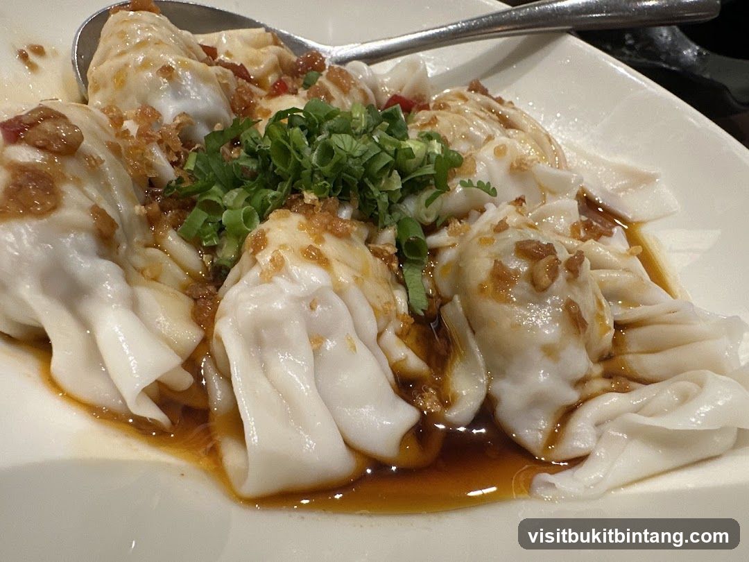 Wontons in Chili Oil
