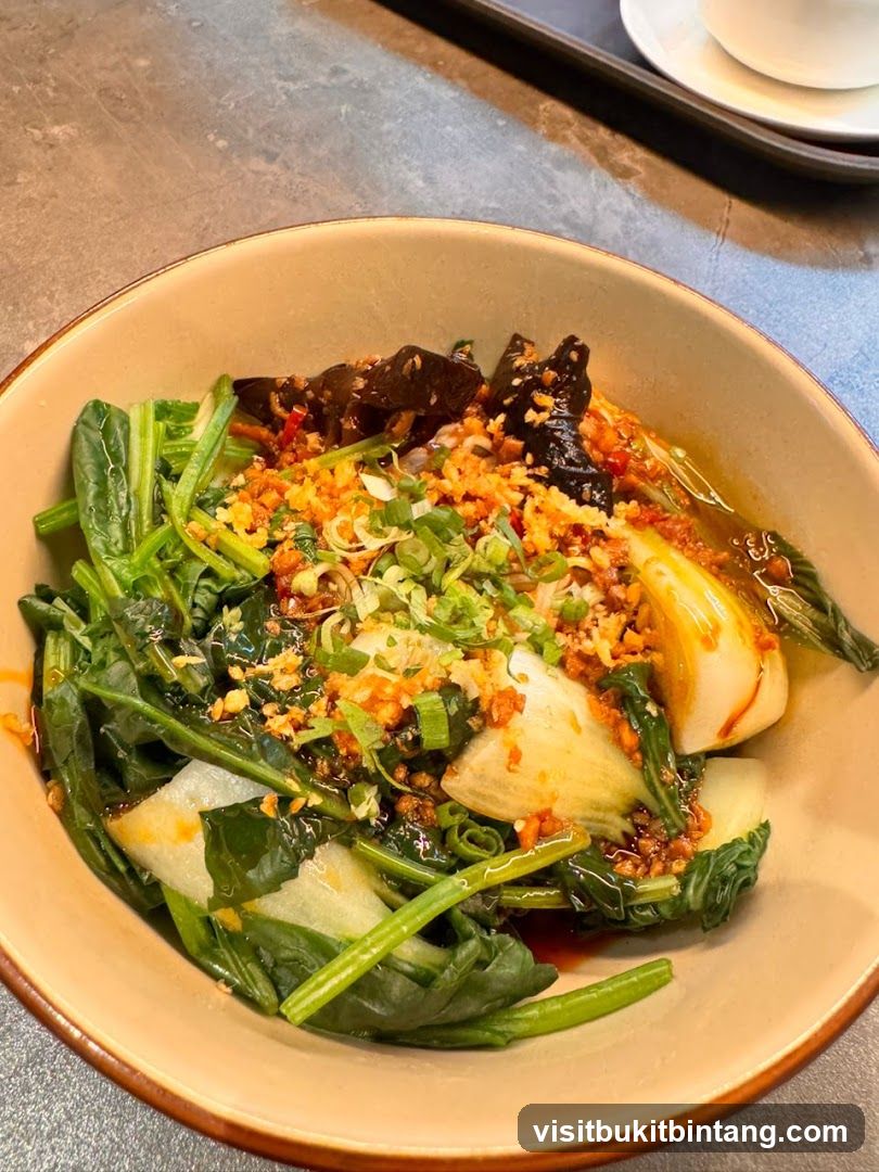 Stir-fried Greens with Garlic and Chili
