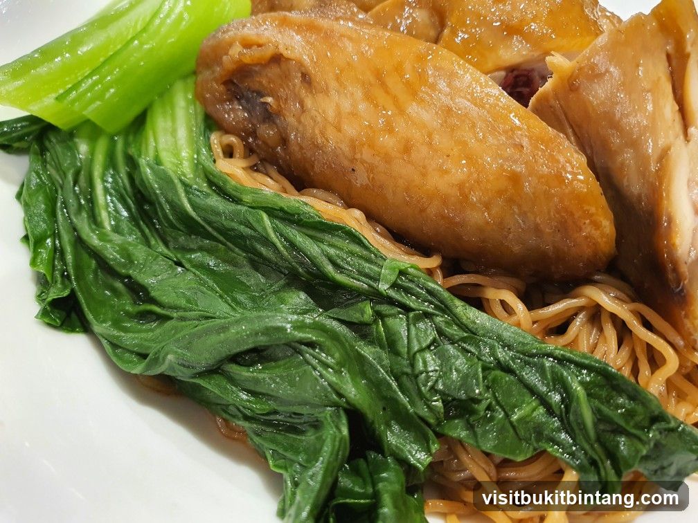 Chicken and Noodles with Greens
