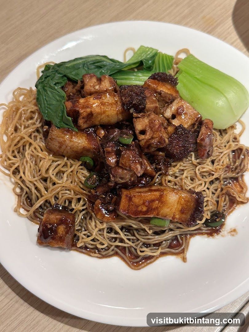 Braised Pork Belly Noodles