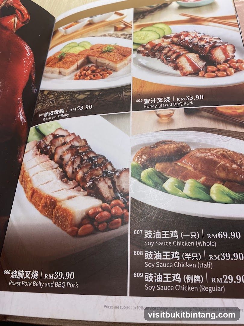 Menu Items