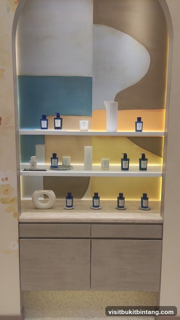 Display of Perfume Bottles and Candles