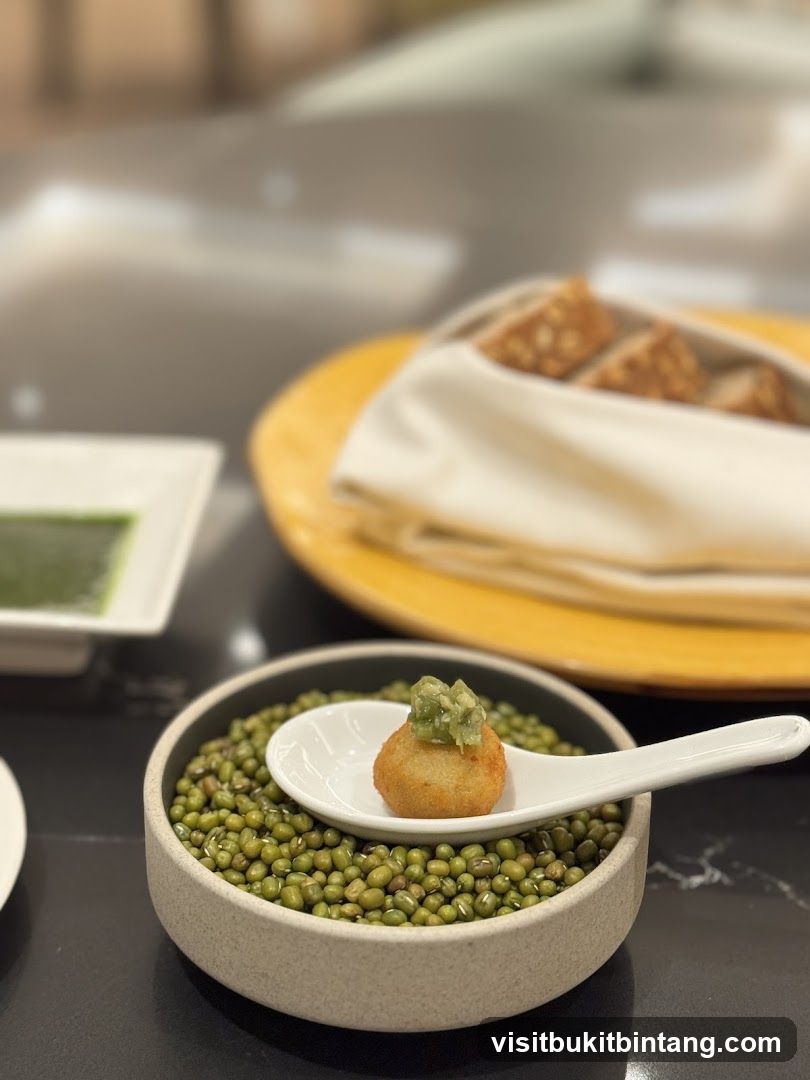 Amuse-bouche with Mung Beans