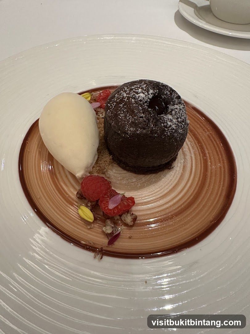Chocolate Lava Cake with Ice Cream