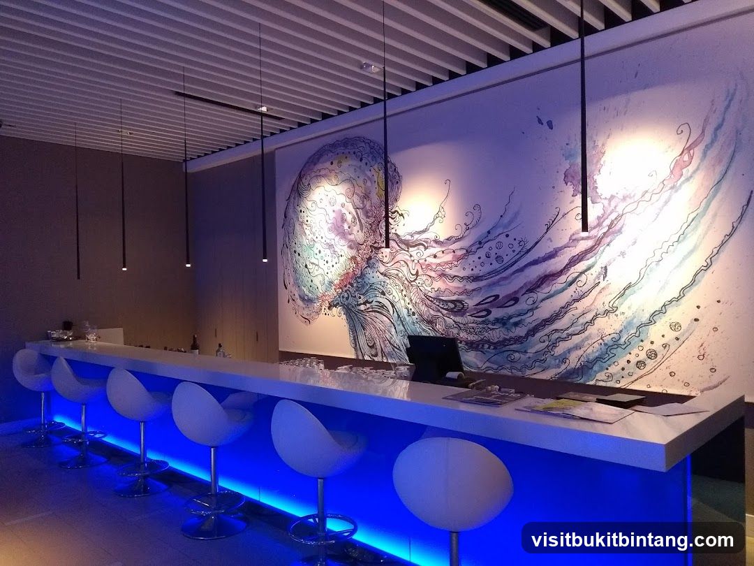 Bar with Jellyfish Mural