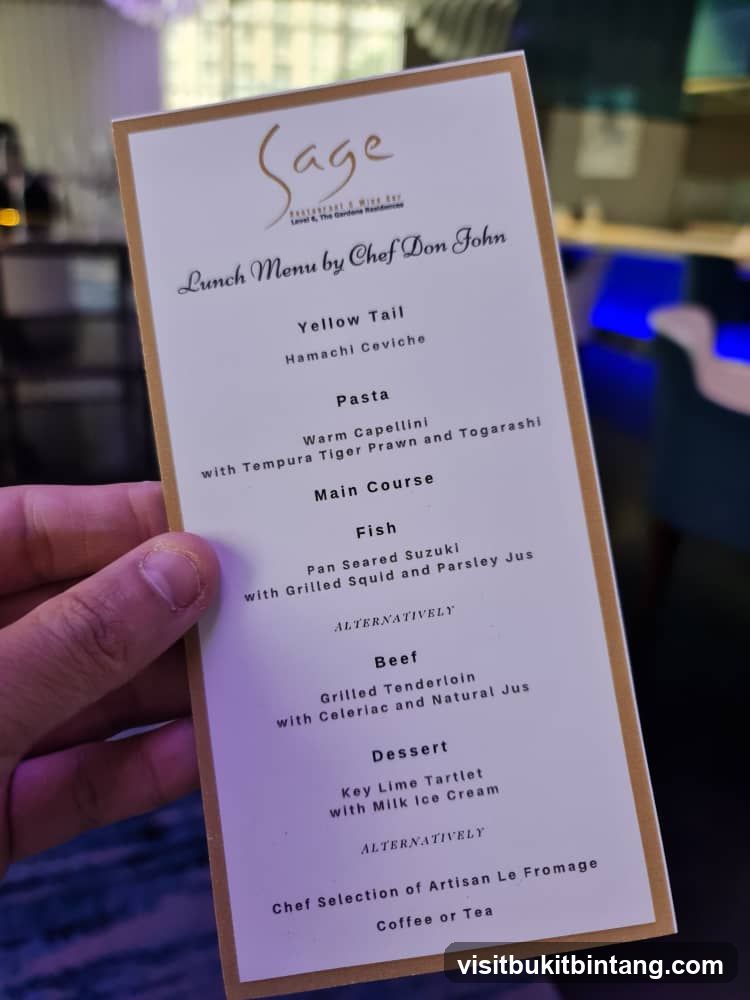 Lunch Menu by Chef Don John