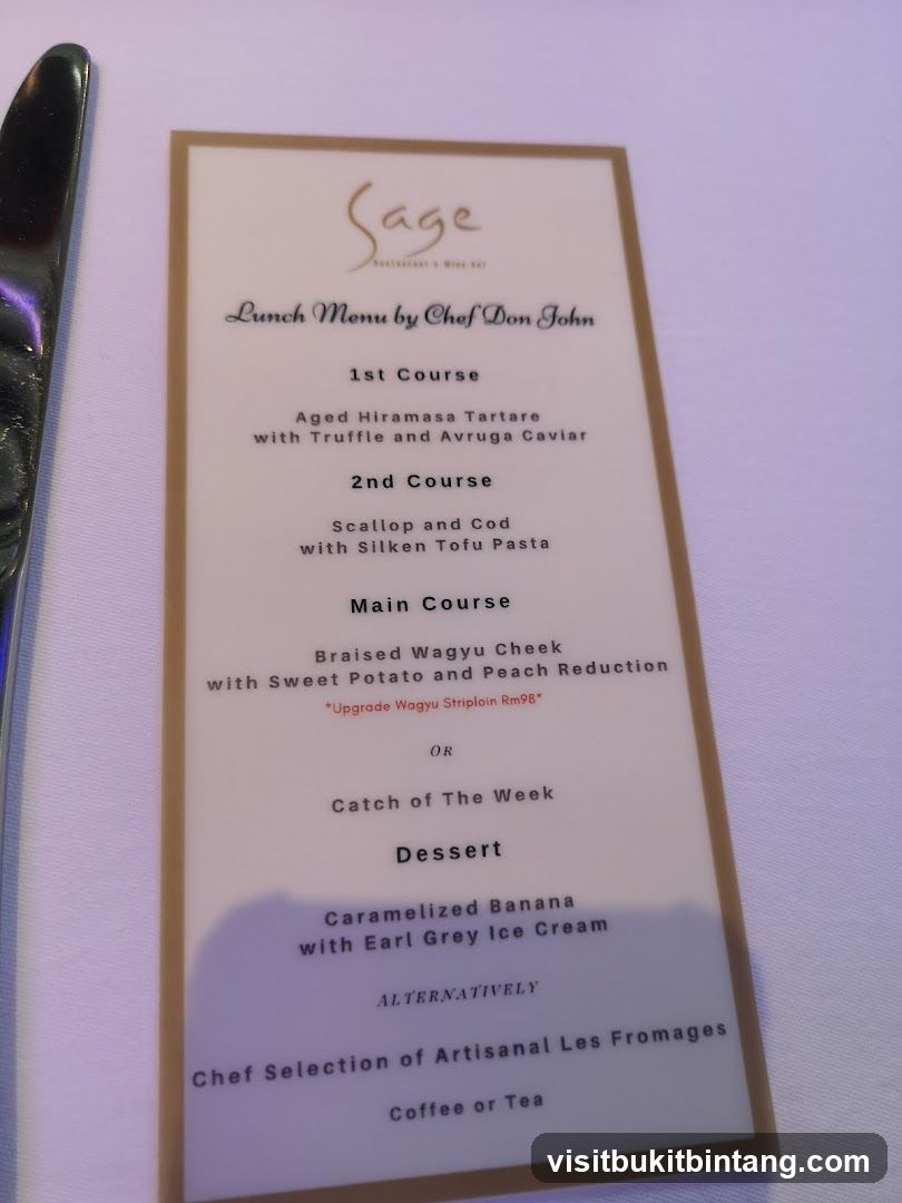 Lunch Menu by Chef Don John