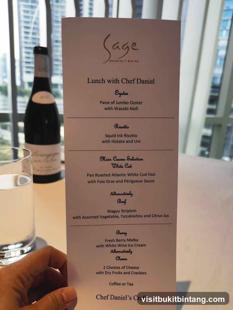 Lunch with Chef Daniel