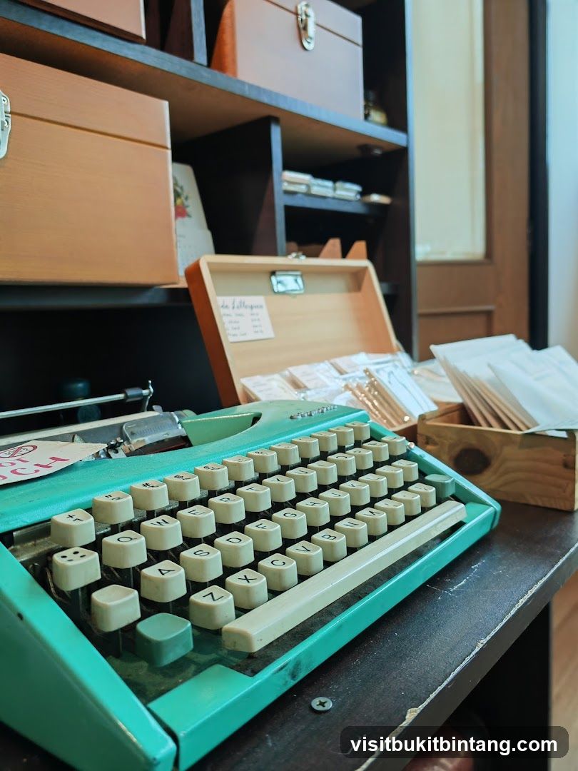 Vintage Typewriter and Storage Boxes