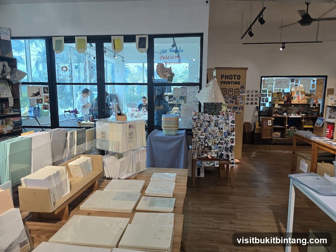 Art Supply and Printing Shop Interior