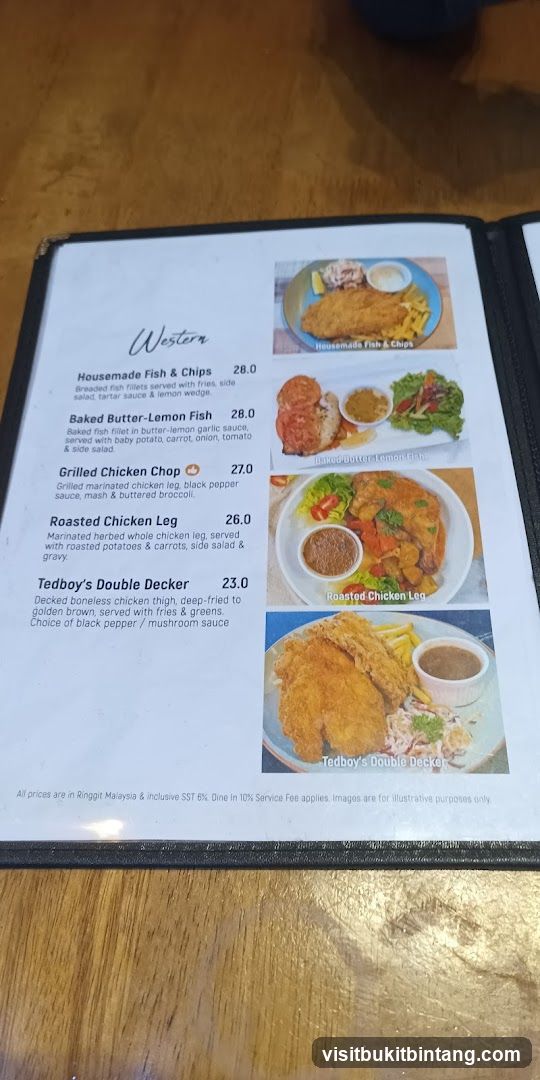 Western Menu