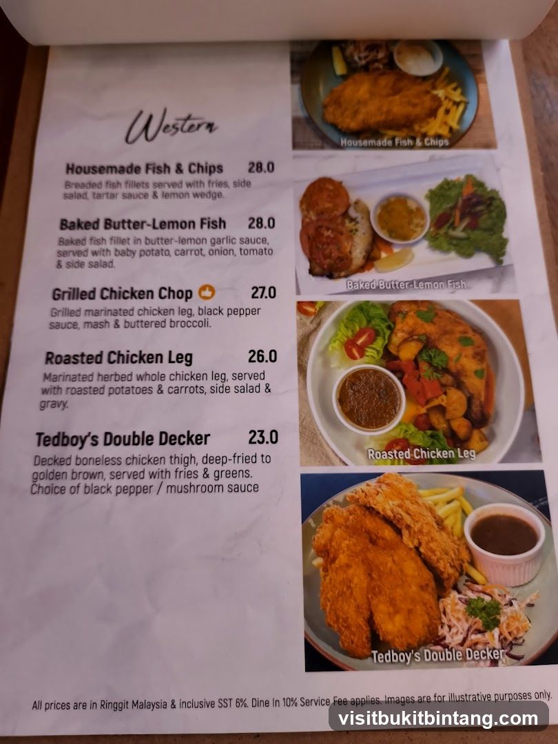 Western Menu
