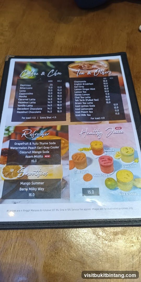 Coffee & Tea Menu