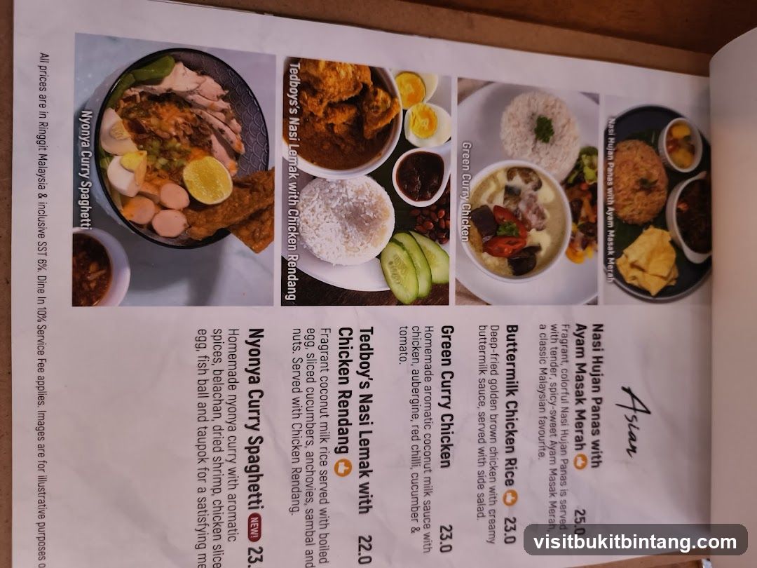 Asian Menu