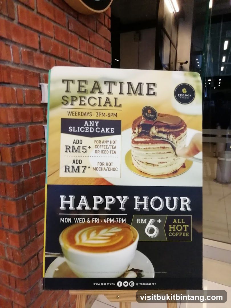 Teatime and Happy Hour Specials