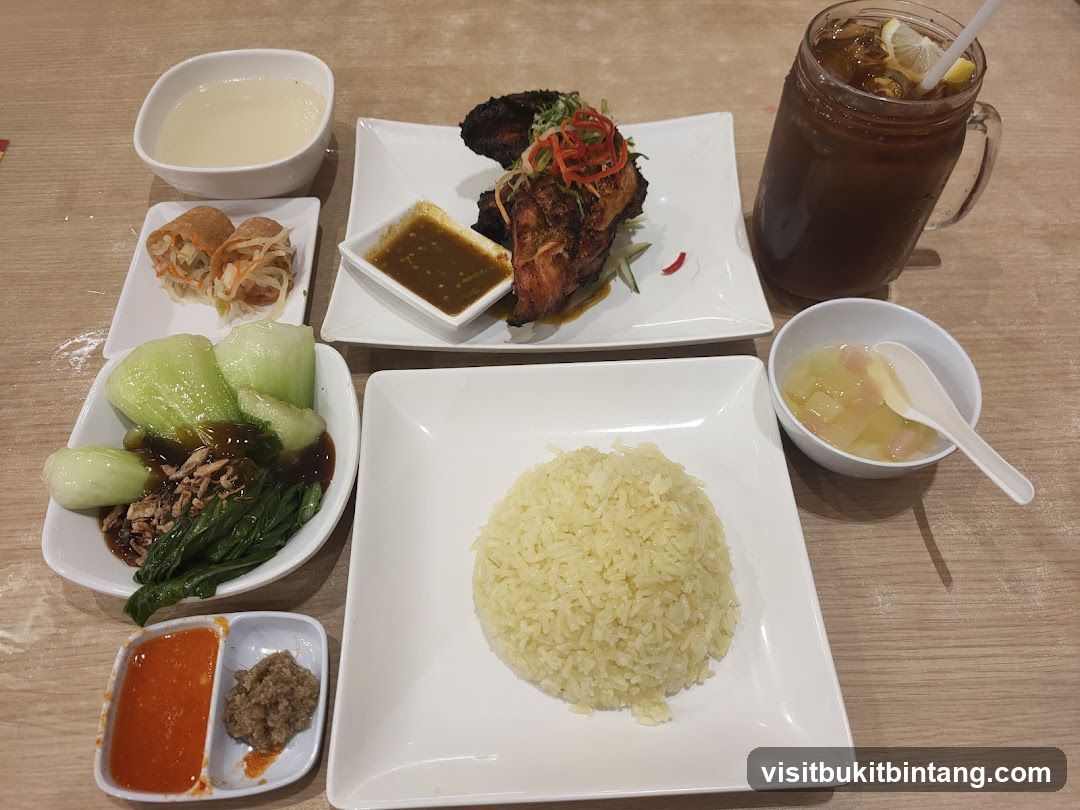 Hainanese Chicken Rice Meal