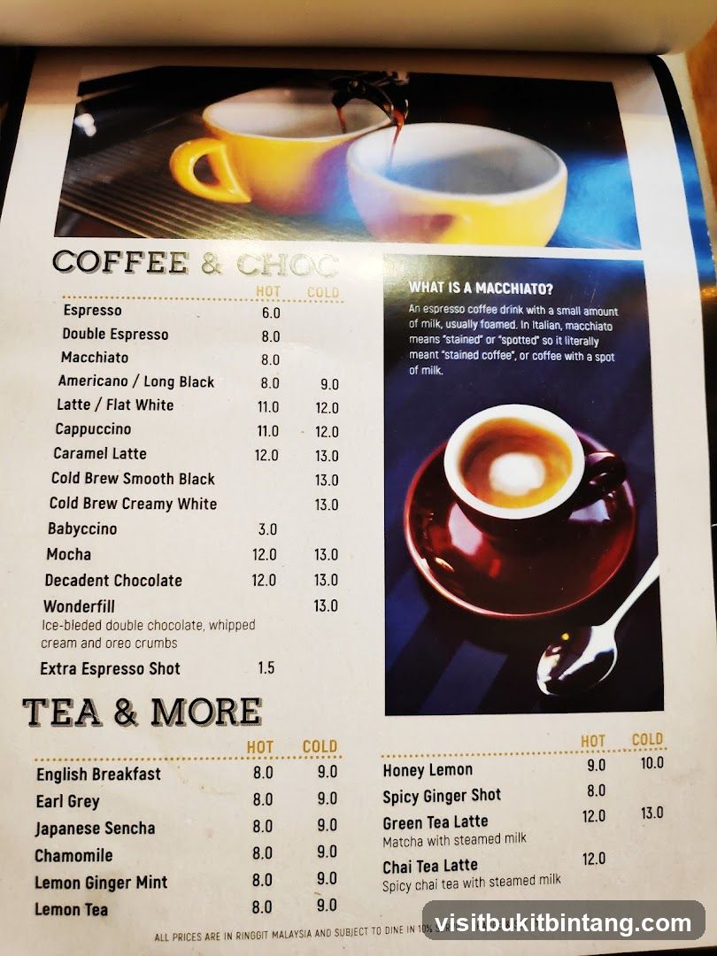 Coffee & Choc / Tea & More