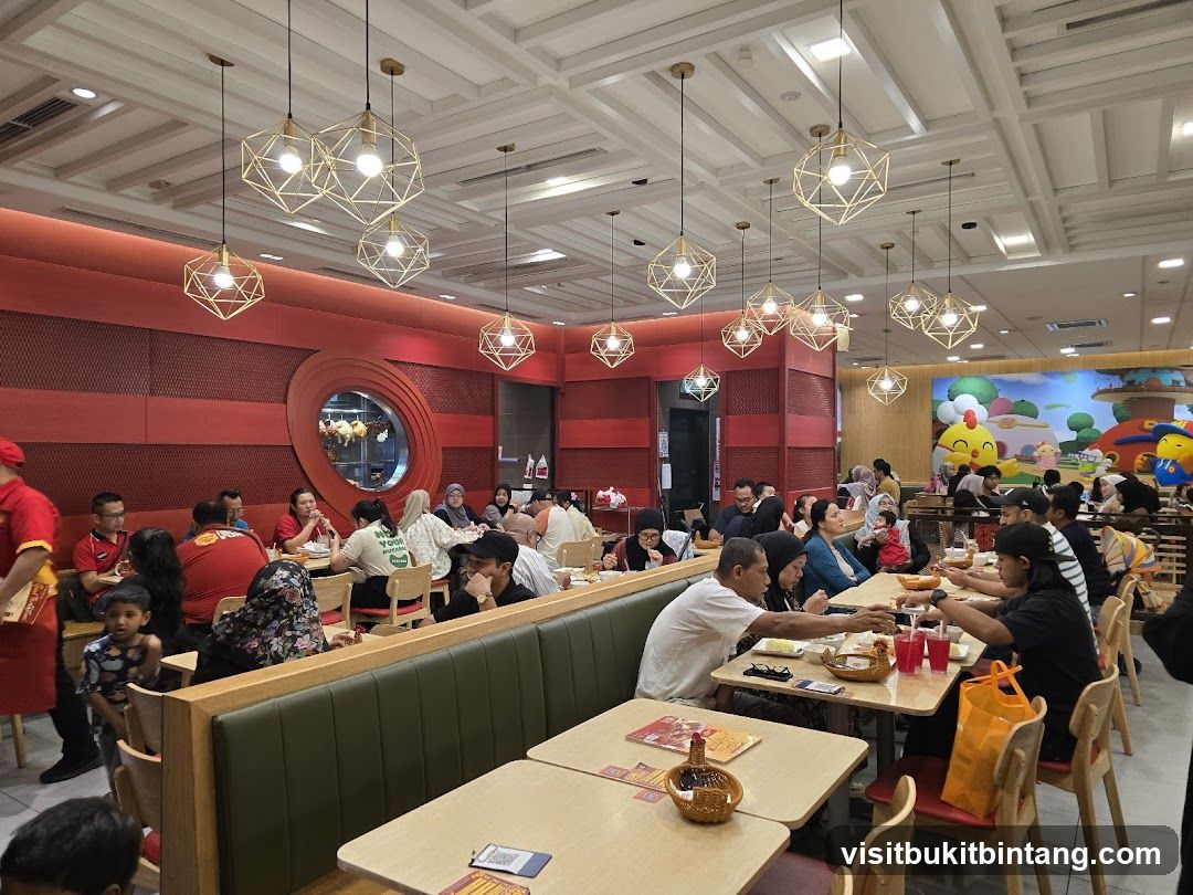 Restaurant Interior with Diners