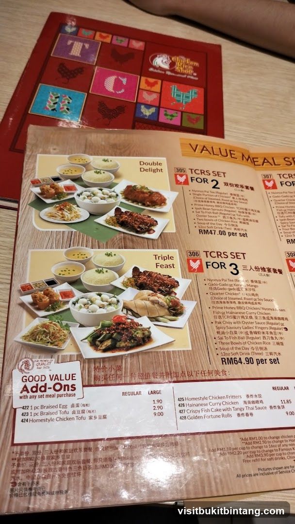 VALUE MEAL SETS
